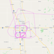 CBP104 flying over Fargo on April 30th. Data courtesy of RadarBox.com